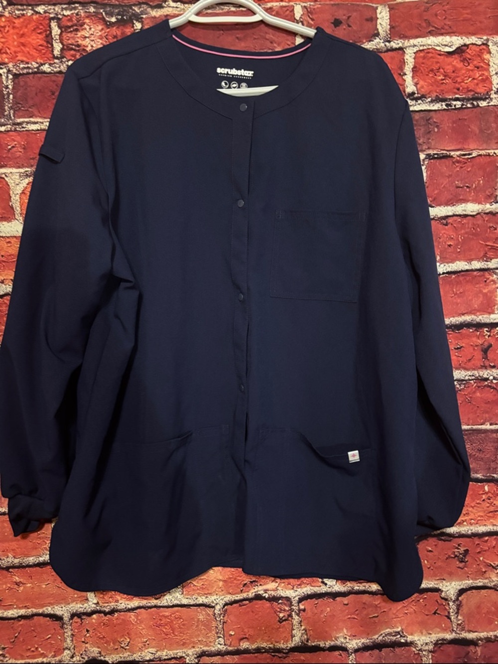 Scrubstar Navy Warm Up Medical Jacket